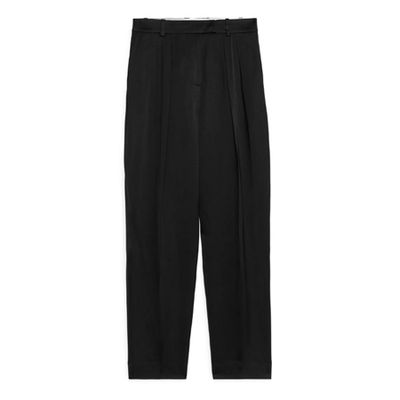 Tapered Satin Trousers from Arket