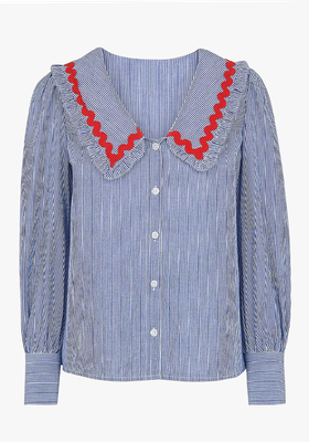 Ric Rac Detail Collar Blouse from Whistles