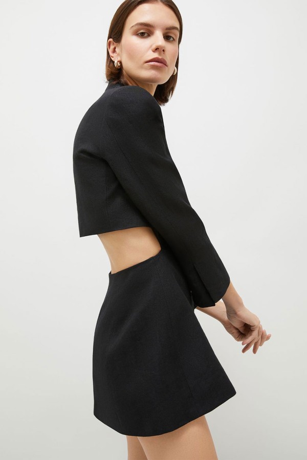 Long Linen Blazer