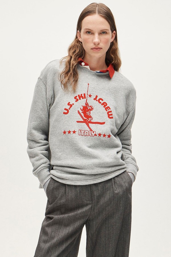 U.S. Ski & Snowboard Heritage Terry Graphic Crewneck Sweatshirt from J.Crew x U.S. Ski & Snowboard 
