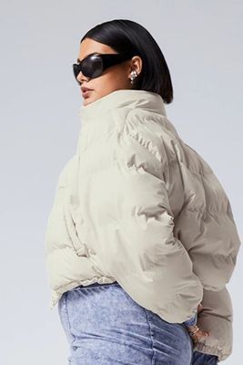 Promise Cropped Puffer Jacket from Weekday