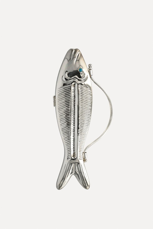 Silver Fishy Bag