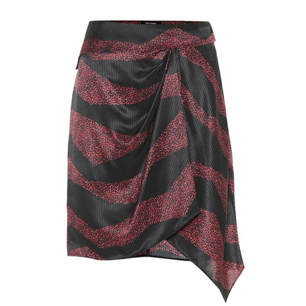 Rosana Printed Silk-Blend Skirt from Isabel Marant