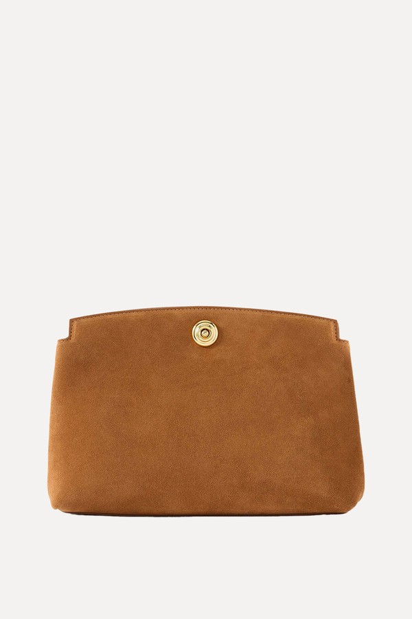 Pushlock Suede Pouch from LIFFNER