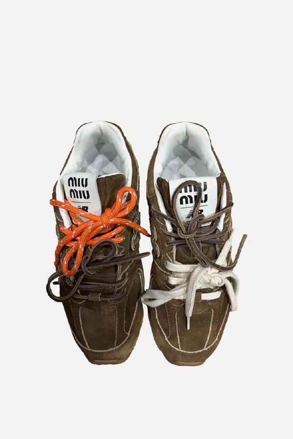 Suede Trainers from Miu Miu