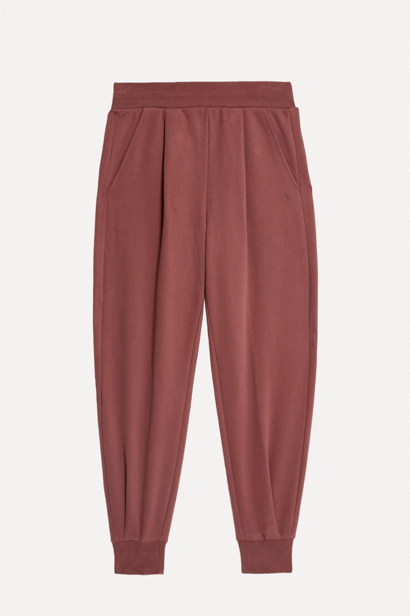 Cotton Rich Cuffed Relaxed Joggers from Marks & Spencer