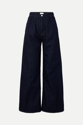Maritzy Pleated Wide-Leg Organic Jeans from Citizens Of Humanity
