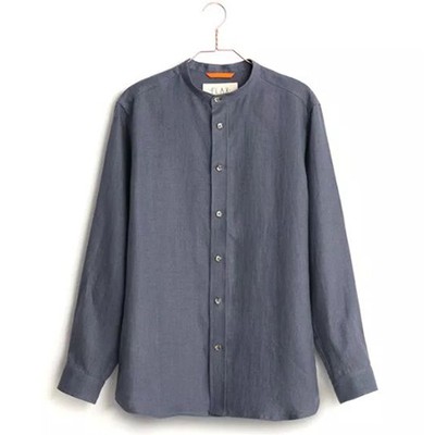 Winter Linen Grandpa Shirt from Flax London