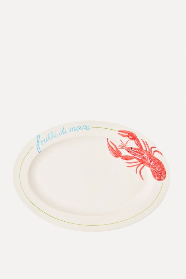 Frutti De Mare Ceramic Serving Platter from Oliver Bonas