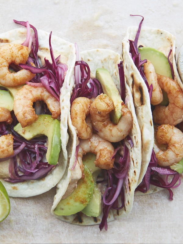 Smoky Prawn & Avocado Tacos