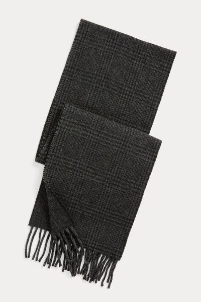 Reversible Wool-Blend Scarf