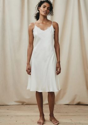 Silk Lace-Trim Nightie from The White Company