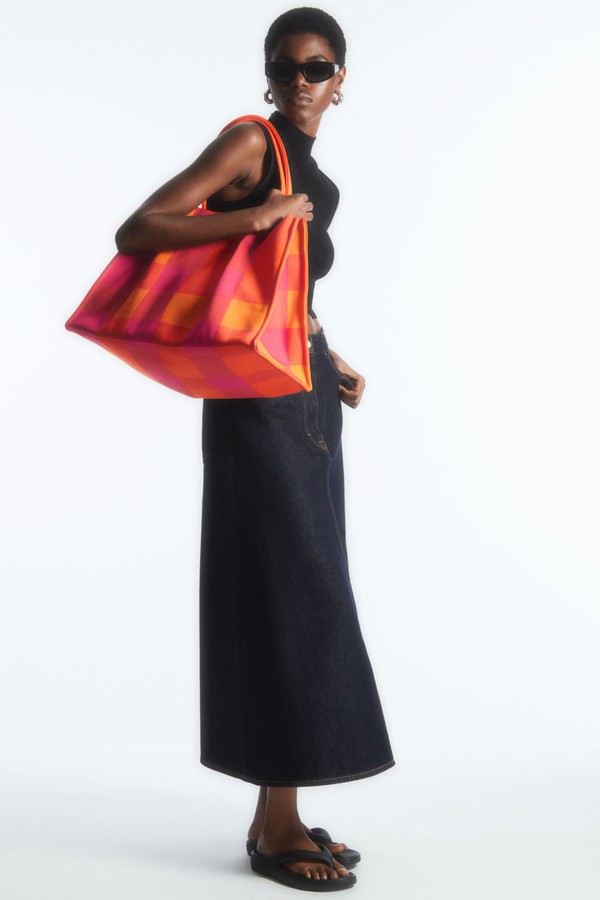 Checked Shopper Bag from COS