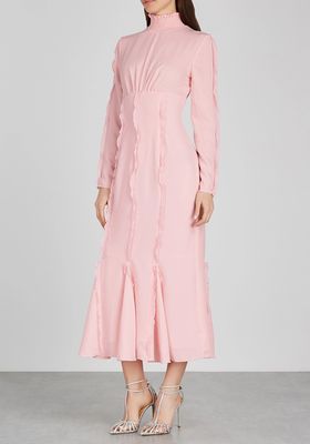 Beloved Ruffle-Trimmed Chiffon Midi Dress, £210 | Keepsake