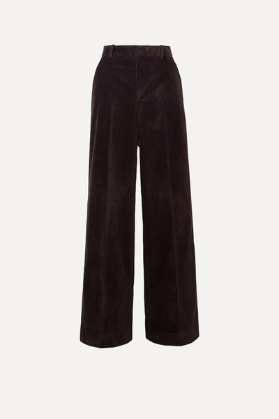 Cotton-Blend Corduroy Wide-Leg Pants  from Frame