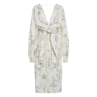 San Bernardo Del Viento Floral-Print Wrap Dress from Johanna Ortiz