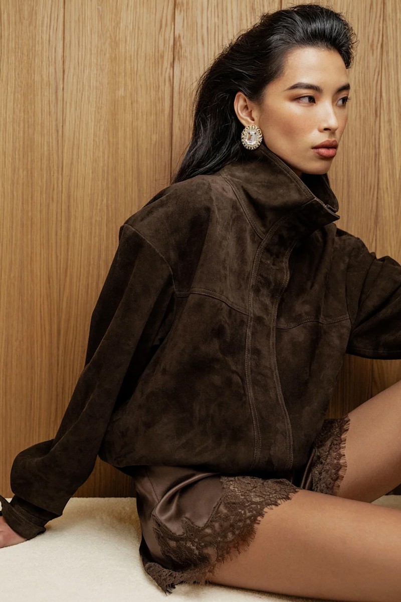 Veda Kendall Suede Jacket from Reformation