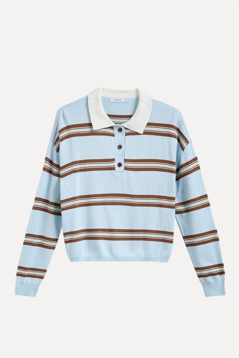Stripe Polo Jumper from RESERVED