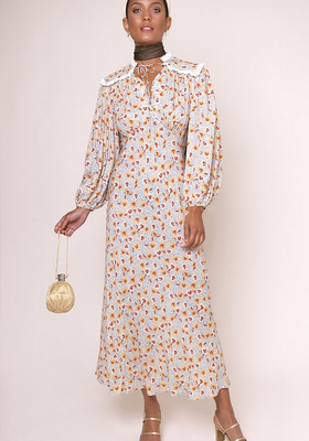 Pansy Mimosa Long Sleeve Midi Dress from Rixo