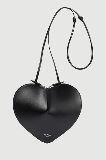 Le Coeur Leather Shoulder Bag from Alaïa