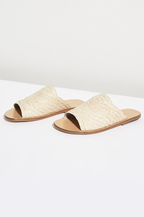 Madina Raffia Slider from Jigsaw