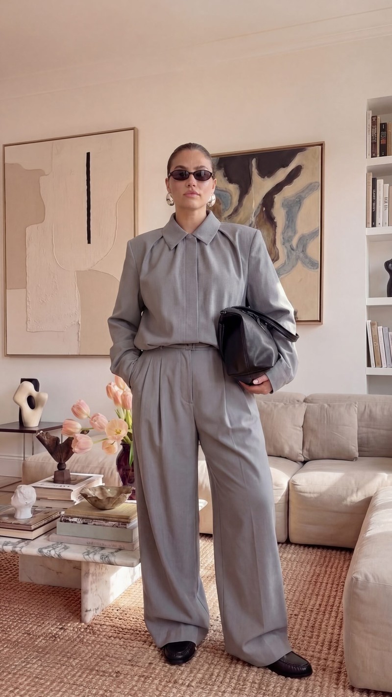 What I’m wearing this Friday ✨

Shirt & Trousers: NA-KD
Shoes: M&S
Glasses: Jimmy Fairly
Earrings: Wolf & Badger
Bag: COS

This was generated using AI tools.