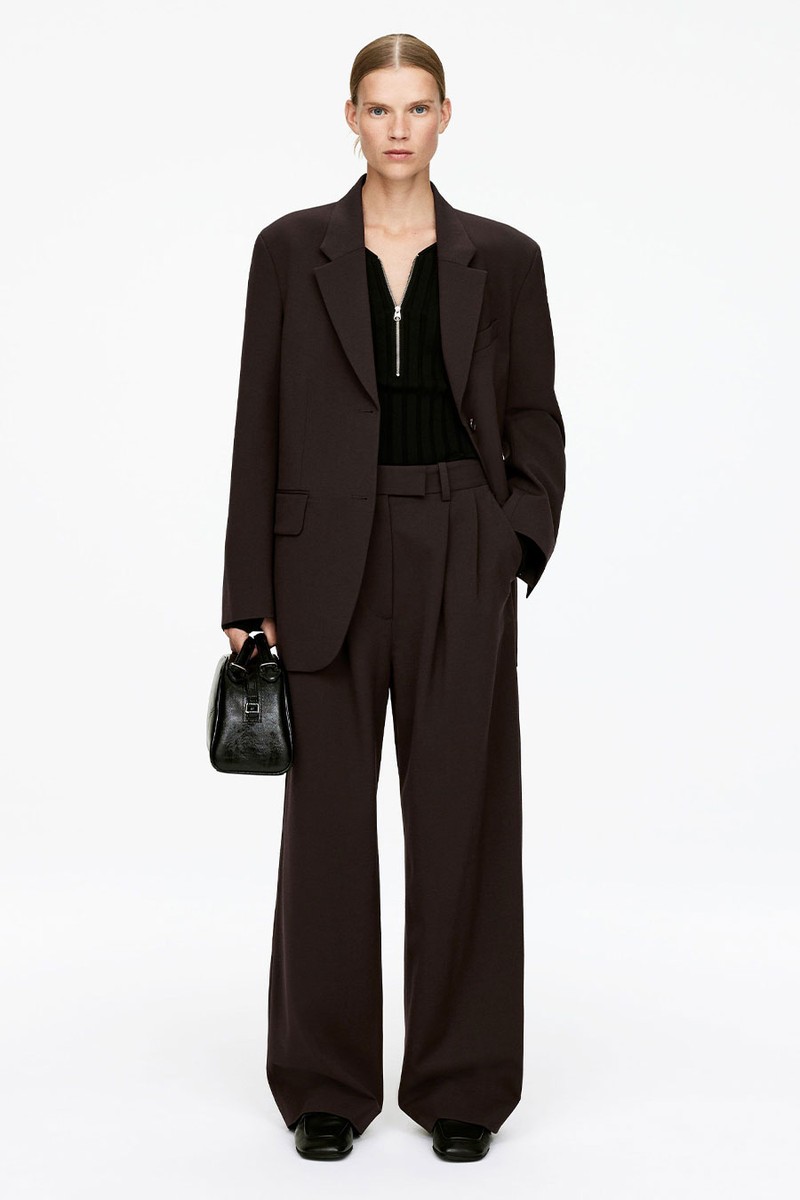 Wide-Leg Tailored Trousers from ARKET