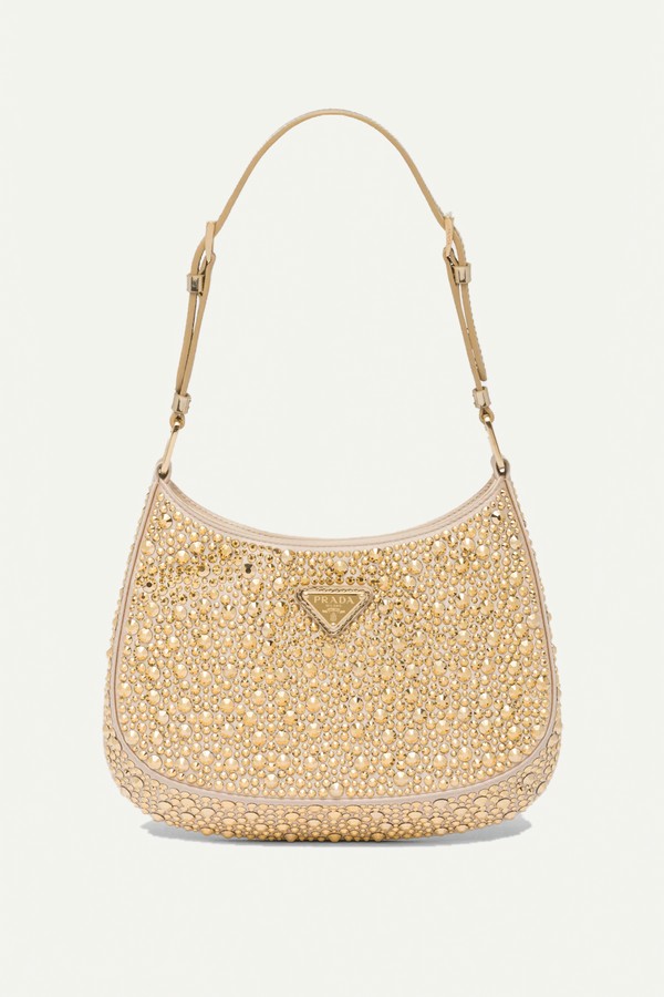 Cleo Satin Bag With Crystals from Prada