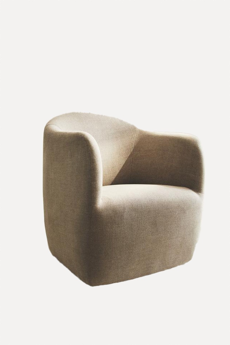 Linen Accent Chair from Zara