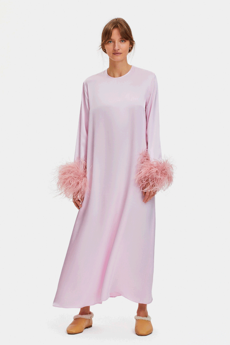  Suzi Maxi Dress With Detachable Feathers, €450 | Sleeper