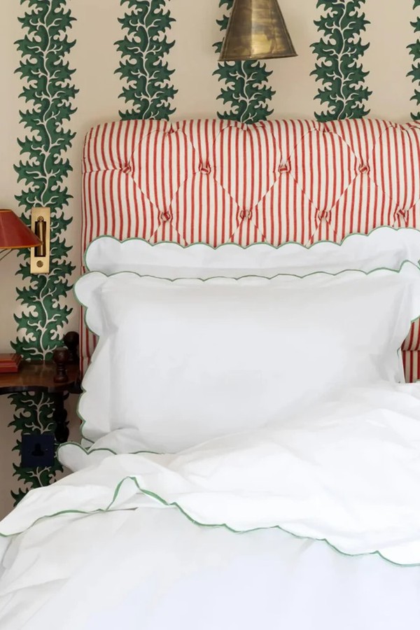 Annabelle Scalloped Duvet Cover from Rebecca Udall