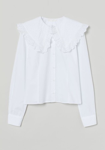 Frill-Collared Shirt