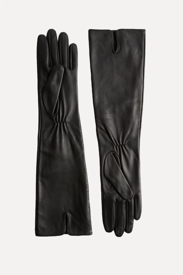 Leather Mid Length Gloves from Marks & Spencer
