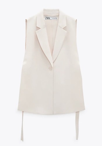 Waistcoat With Vents from Zara