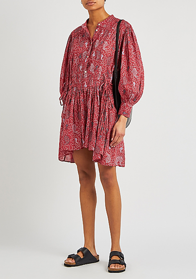 Anaco Printed Cotton Mini Dress from Isabel Marant Étoile