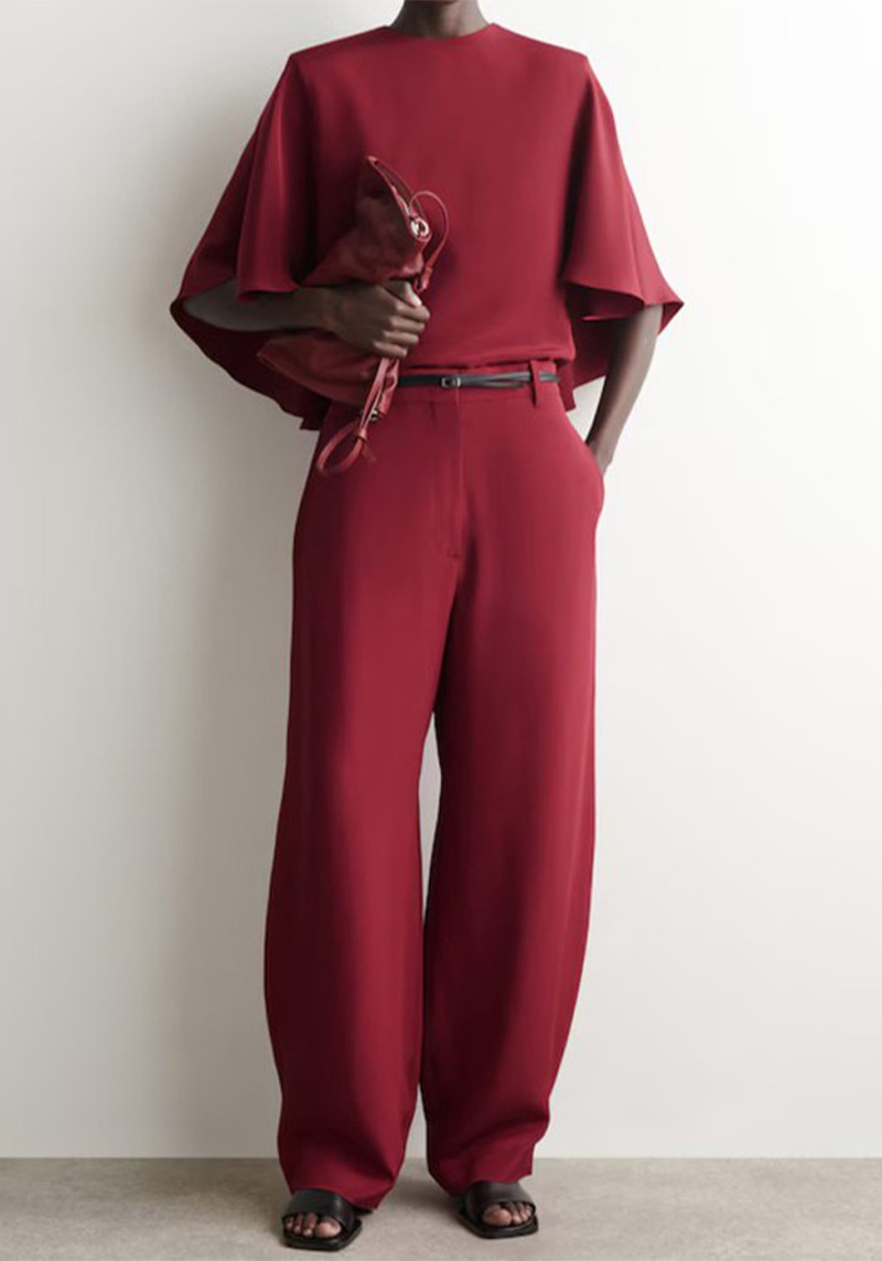Silk Tulip Trousers