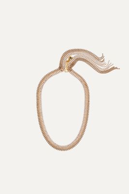 Arte Crystal-Embellished Fringed Necklace from Rosantica