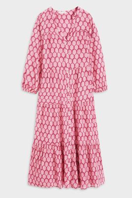 Printed 100% Cotton Tunic Dress from Oysho