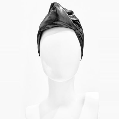 Silver Top Knot from Marthalynn Millinery