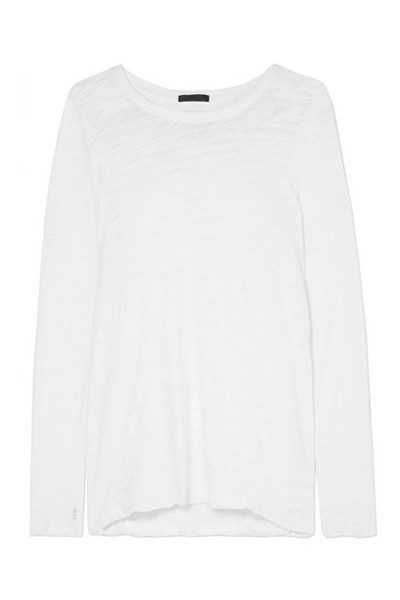 Distressed Slub Cotton Jersey Top from Anthony Thomas Melillo