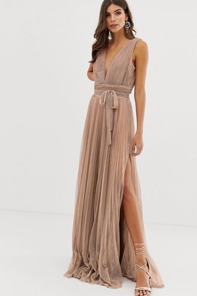 Plisse Prom Maxi Dress from Forever Unique