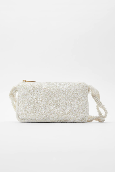 Beaded Shoulder Bag from Zara