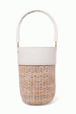 Lucie Leather & Straw Tote from Kayu