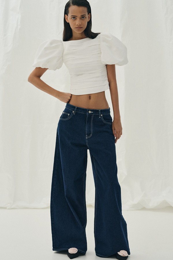 Ultra Wide Jeans from Source Unknown