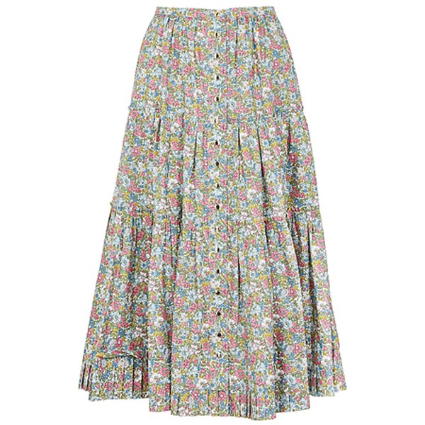 Floral-Print Cotton Midi Skirt from Marc Jacobs