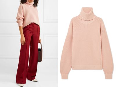 Inez Wool And Cashmere-Blend Turtleneck Sweater from Tory Burch