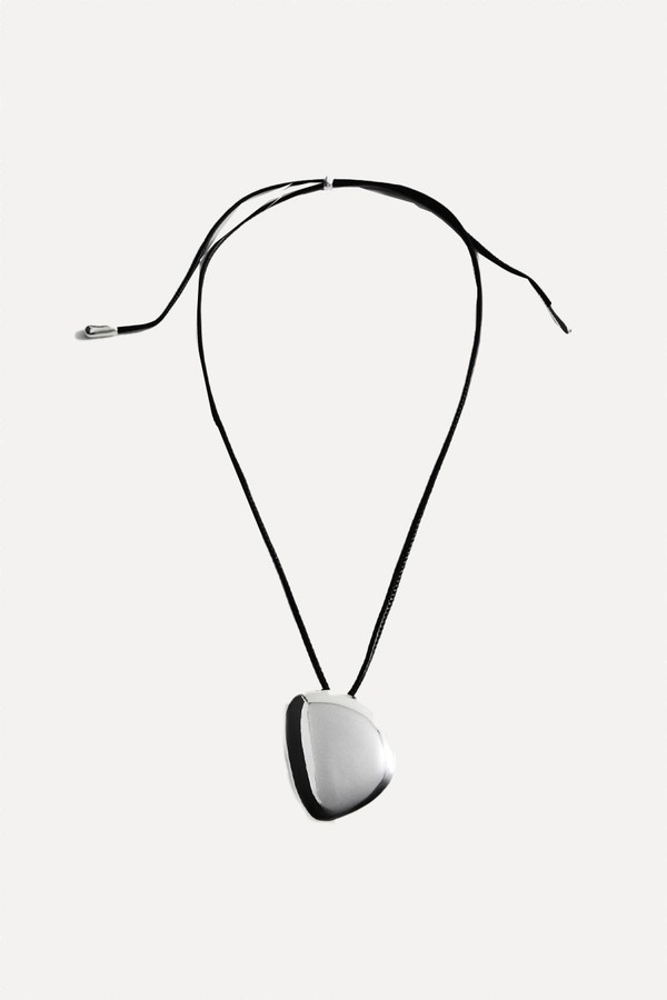 Pendant Necklace With Metal Component from Mango