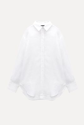 Button-Up Linen Shirt from Zara