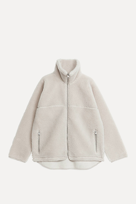 High-Neck Pile Jacket  from ARKET