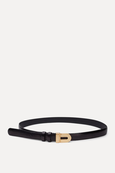 Signature Logo Leather Belt 